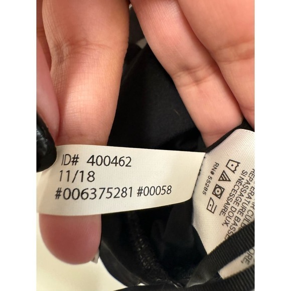 Express Black NWT Large Open Back High Neck Tank Drapy Flowy - Picture 6 of 7